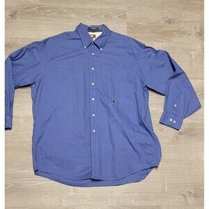 Vintage Tommy Hilfiger Men's Long‎ Sleeve Button Down Size 17 34-35